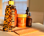 Amber Wide Tooth Comb
